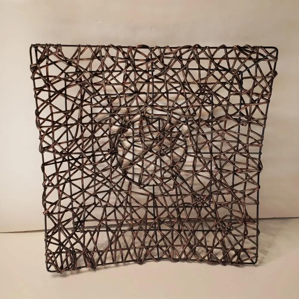 Metal Artsy Basket